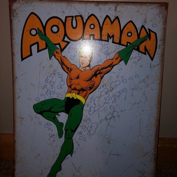 Aquaman Tin Sign